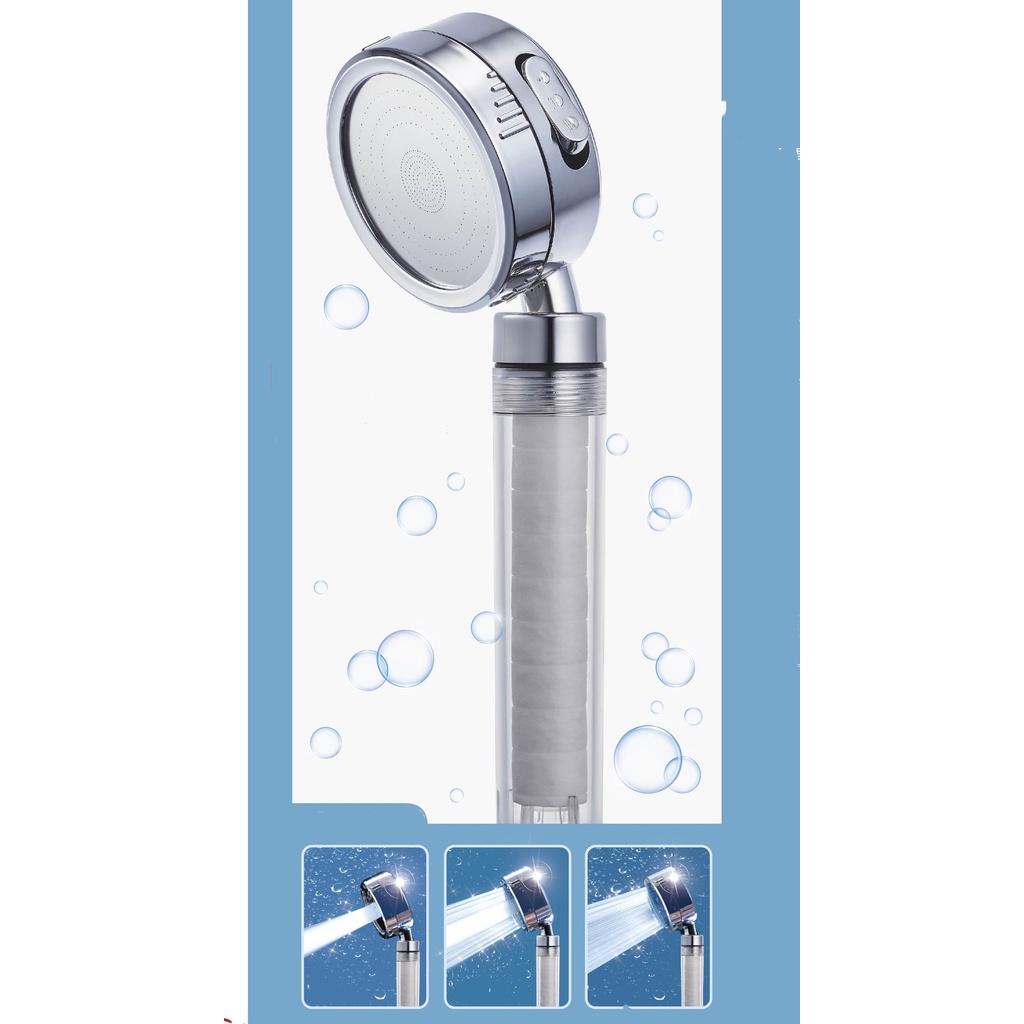 Vòi sen lọc nước tăng áp Clean Aqua 2in1