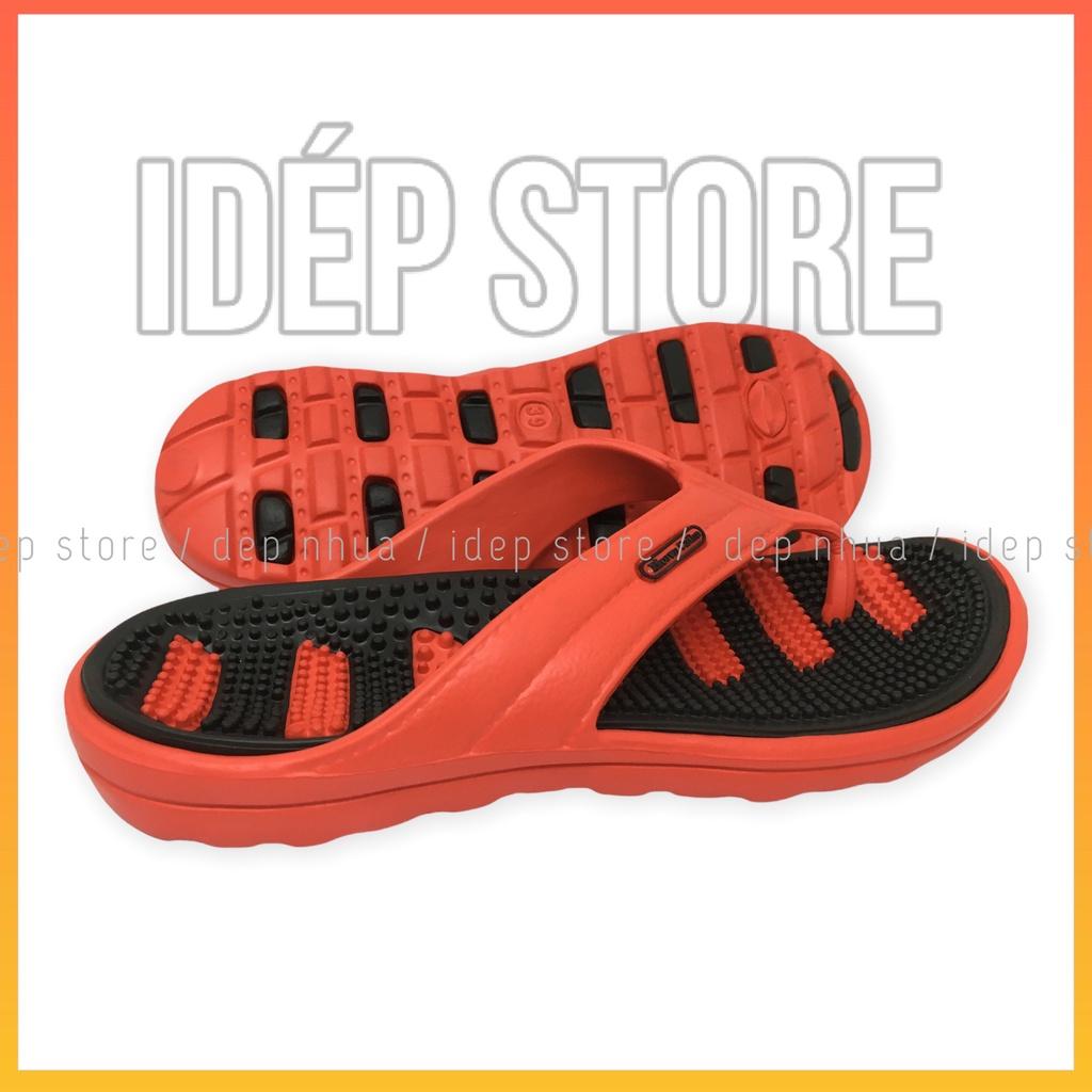 Dép kẹp gai massage nam nữ - Dép xỏ ngón IDEP siêu bền - DL014