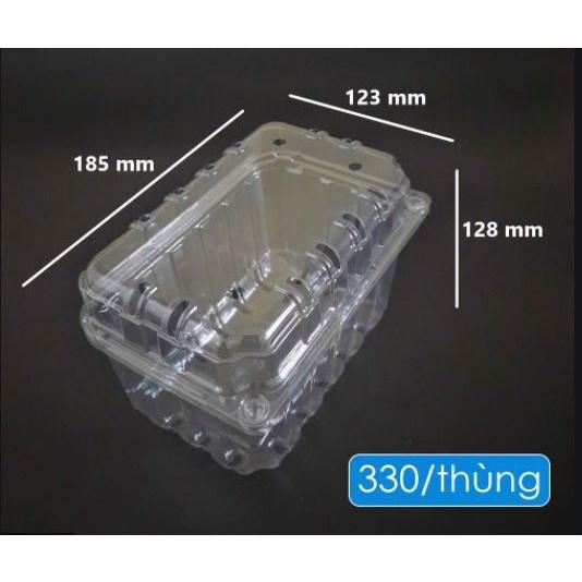 50 Hộp P1000B Đựng Trái Cây 1kg Như Cherry - Dâu - Kiwi - Táo Xanh - Mít