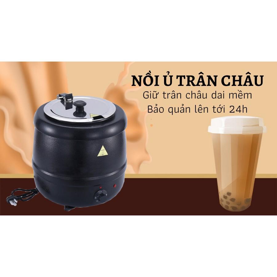 Nồi ủ trân châu dung tích 10L vỏ nhựa và vỏ gang - Hàng Nhập Khẩu - Bảo hành 12 tháng