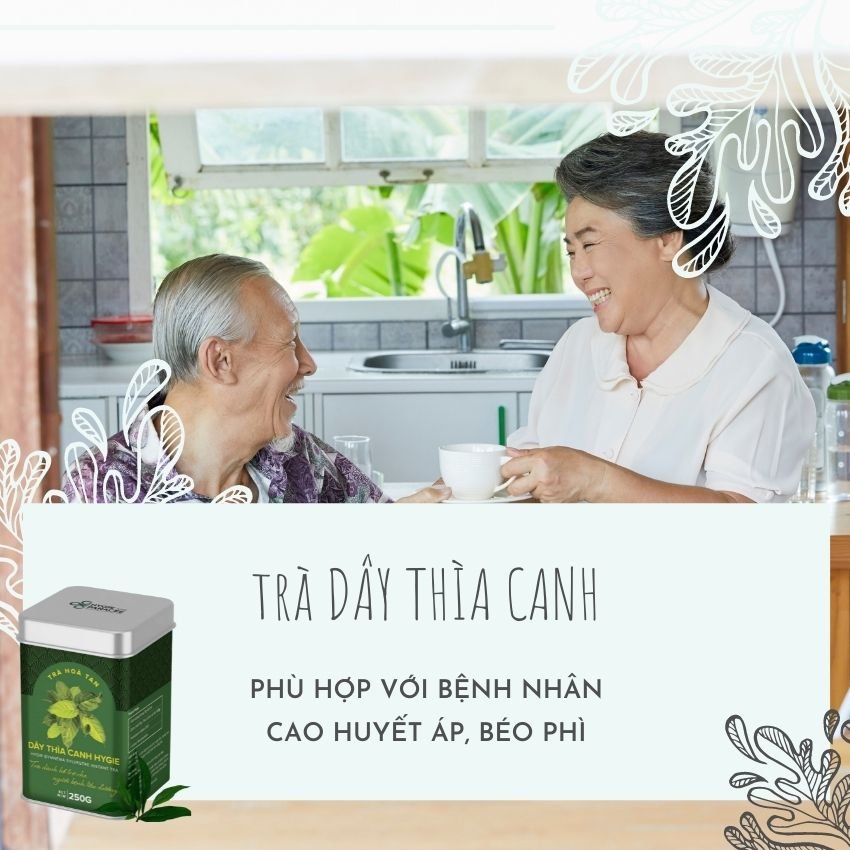 Trà Thảo Dược Dây Thìa Canh Hygie Tốt Cho Người Tiểu Đường, Người Béo Phì Cần Giảm Cân, Người Cao Huyết Áp Hộp Thiếc 250g