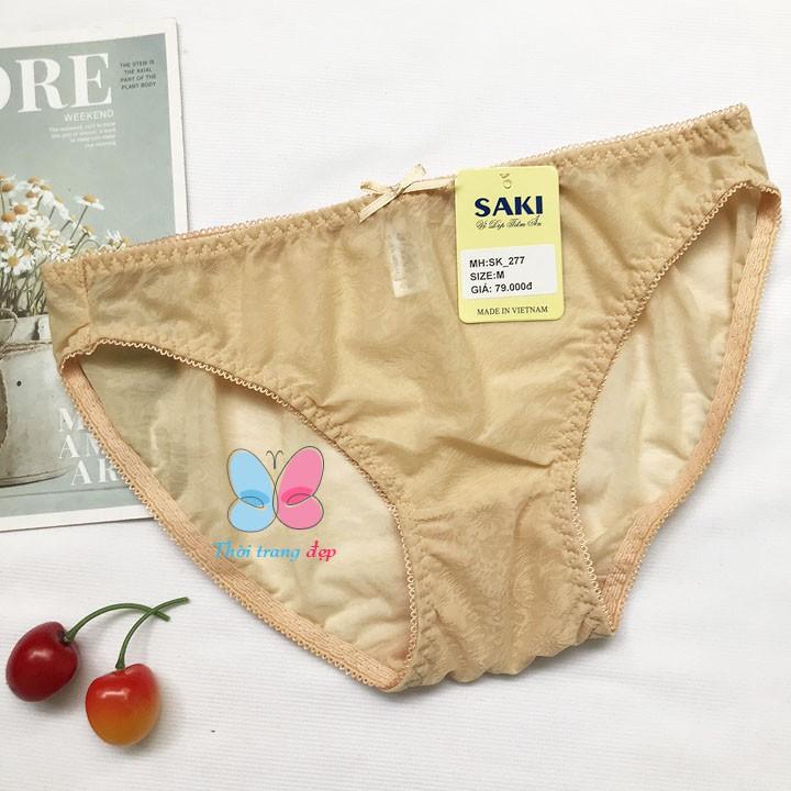 1 QUẦN LÓT NỮ THUN BÔNG ÉP SAKI - QLNU50