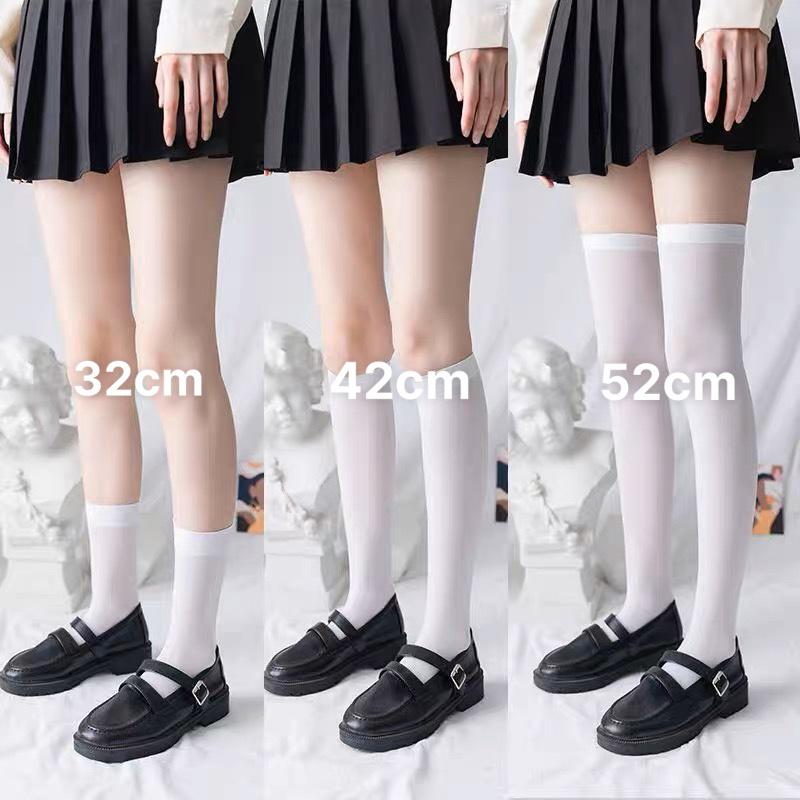 ( 4 size - 2 màu) Tất trơn JK phong cách học sinh Nhật Bản/ Vớ LOLITA MJ Cosplay