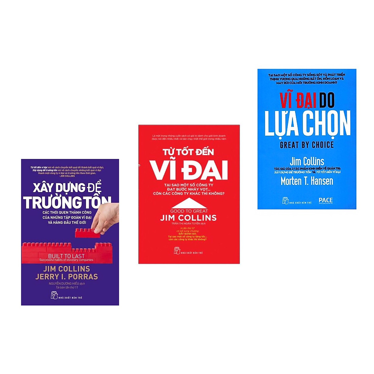 Combo Sách Hay:  Từ Tốt Đến Vĩ Đại +  Vĩ Đại Do Lựa Chọn (Tái Bản) +  Xây Dựng Để Trường Tồn - (Bộ 3 Cuốn Sách / Sách Bán Chạy / Tặng Kèm Postcard Greenlife)