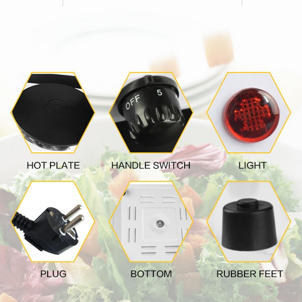Bếp Điện Gia Đình Đa Chức Năng 2000W Lò Đôi Công Suất Cao