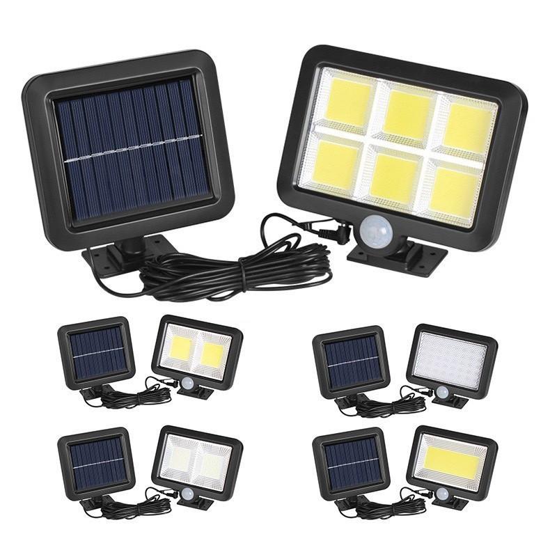 Đèn Led Năng Lượng Mặt Trời Solar Light 100 Led, 120 Led - Có Điều Khiển Cảm Biến Chuyển Động Cao Cấp