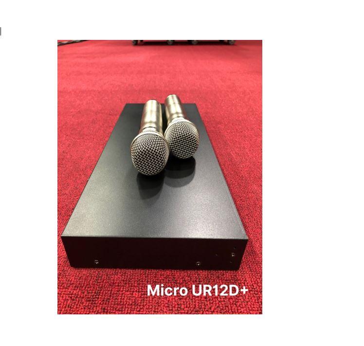 Micro Shure UR12D + Màu đen - Hàng Chính Hãng