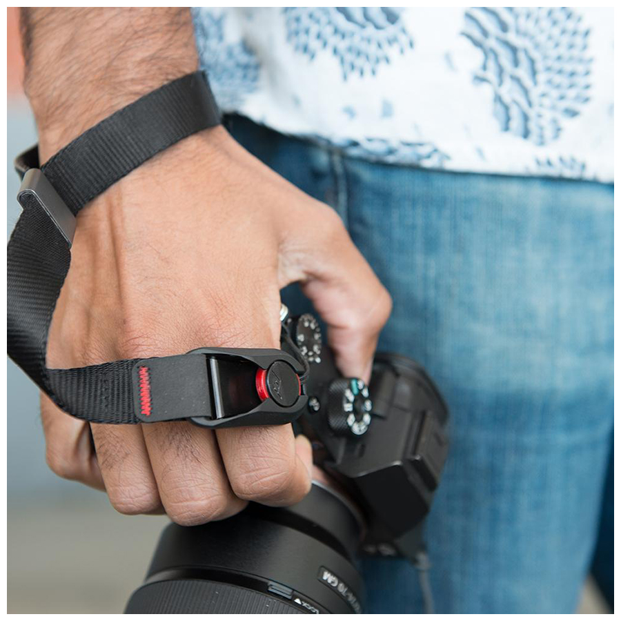 Dây Đeo Máy Ảnh Peak Design Cuff Camera Wrist (Đen) - Hàng nhập khẩu