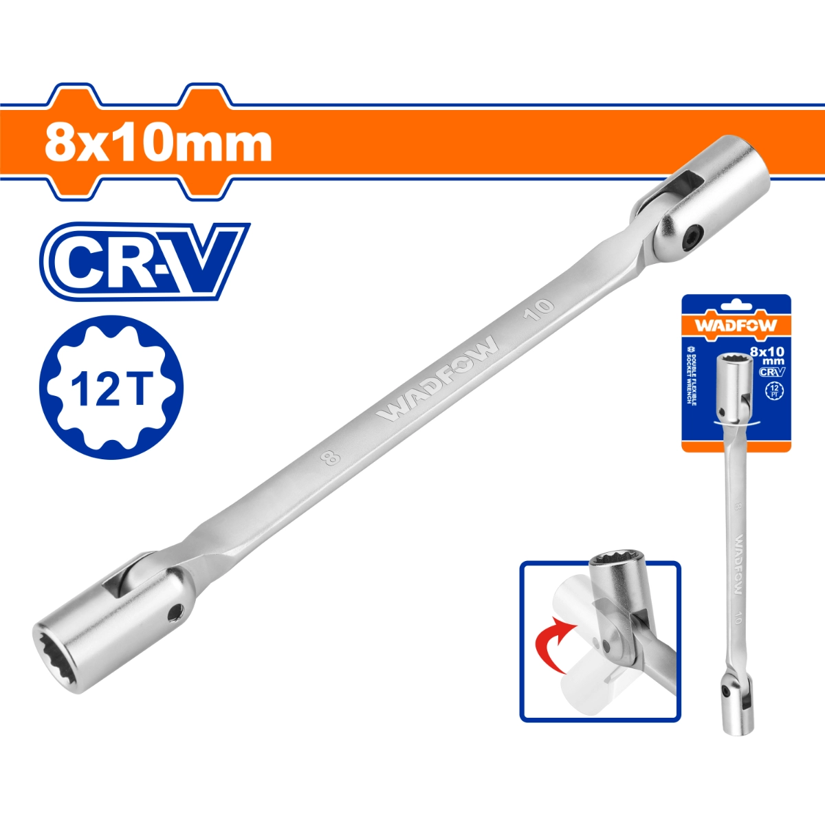 CỜ LÊ 2 ĐẦU TUÝP LẮC LÉO WADFOW (NHIỀU KÍCH THƯỚC) - HÀNG CHÍNH HÃNG