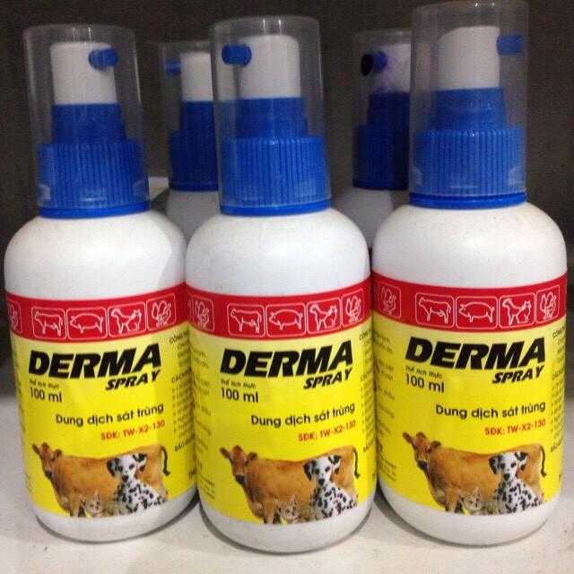 Dung dịch sát trùng DERMA SPRAY 100ML