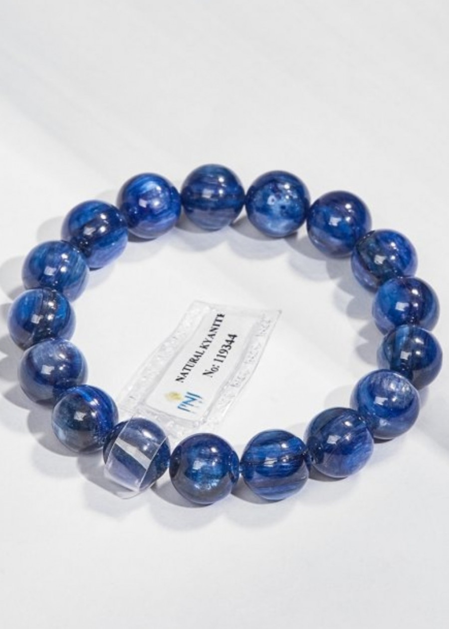 Lắc Tay Kyanite 12MM Kèm Giấy Kiểm Định