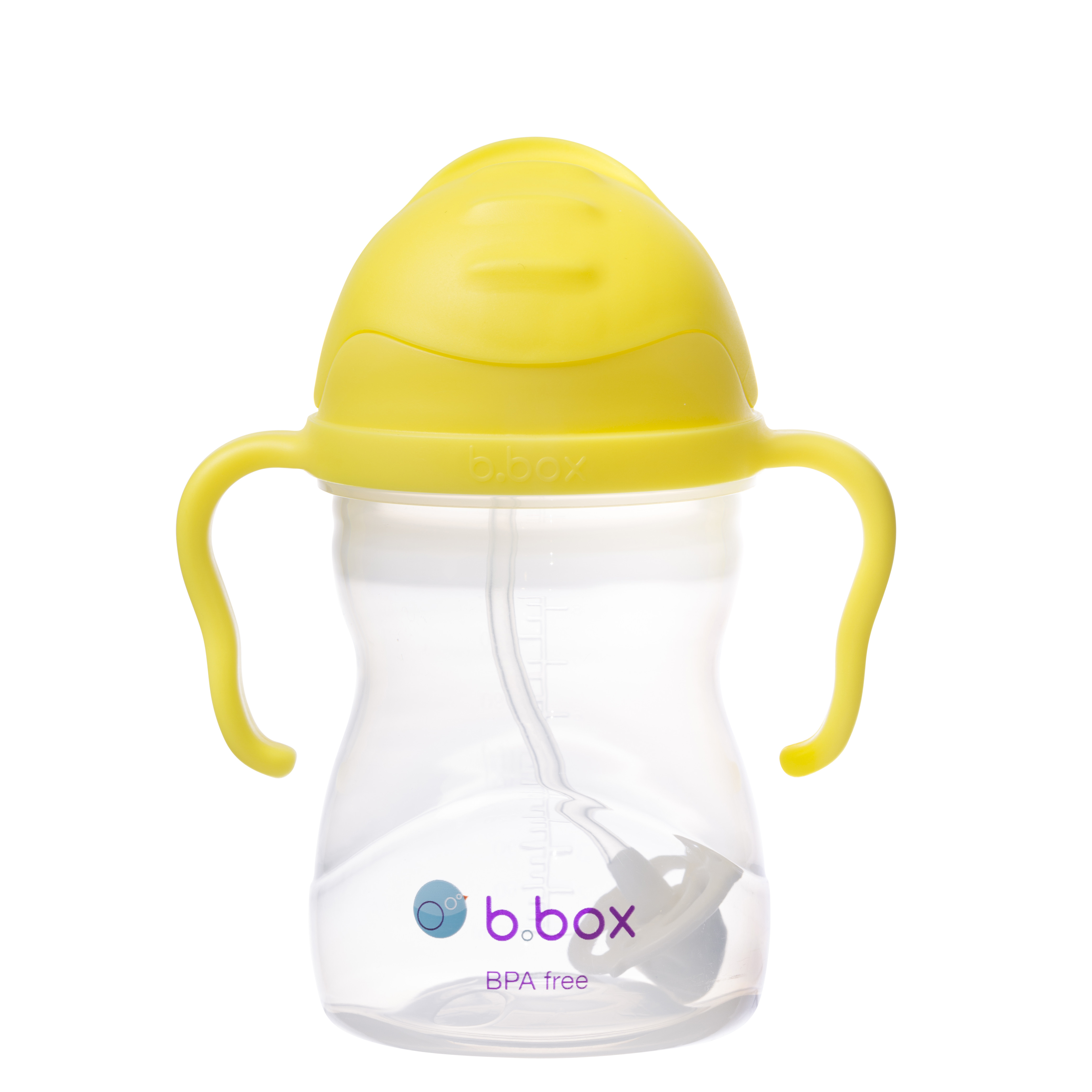 B.box Bình nước 360 độ cho bé tập uống nước 240ml - Vàng Chanh