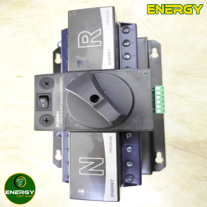 Bộ Ngắt Mạch Siêu Nhỏ 4P ATS 63A 230V 380V Công Tắc Truyền Tự Động Nguồn Kép Công Tắc Tự Động, Công Suất Kép Ats