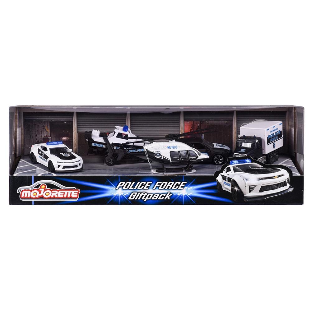 Đồ chơi Xe Mô Hình MAJORETTE cảnh sát Force 4 xe Giftpack 212053188