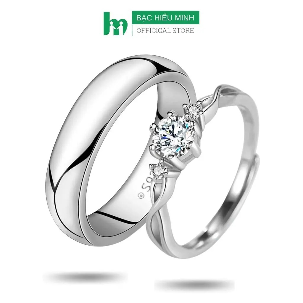 Nhẫn Đôi Bạc Nhẫn Cặp Bạc - Em Còn Nhớ Hay Em Đã Quên - BẠC HIỂU MINH NC630