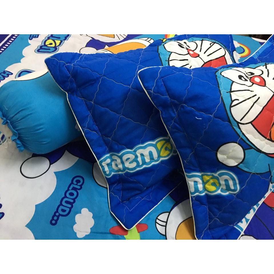 Bộ chăn ga gối hè chần gòn 1m6x2mx10cm nhiều mẫu