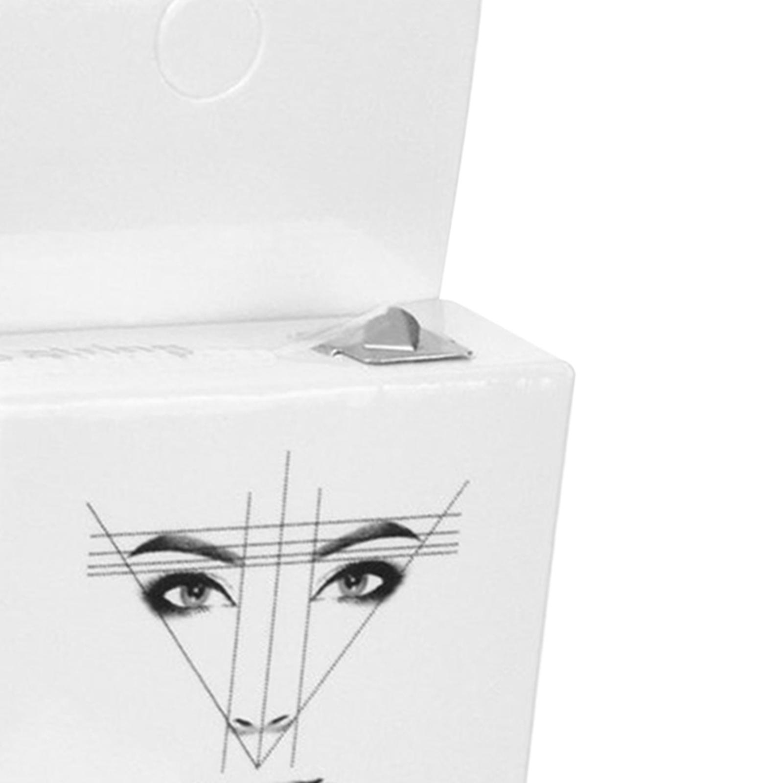 White Eyebrow Mapping String Eyebrow and Lips Positioning Mapping Line