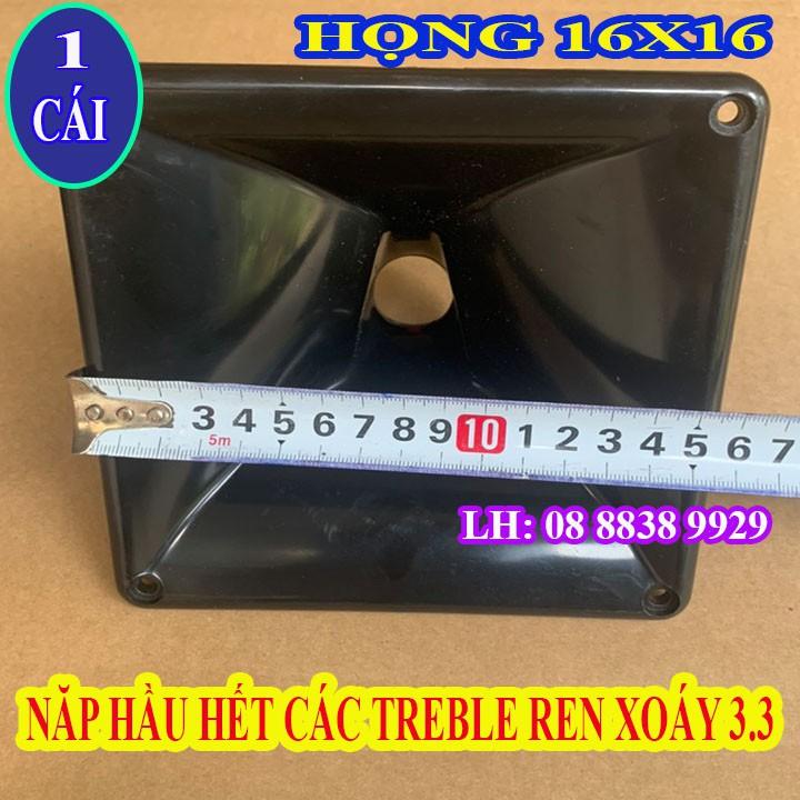 HỌNG 16X16 REN XOÁY NẮP CÁC LOẠI TREBLE - PHỄU 16X16 - GIÁ 1 CÁI