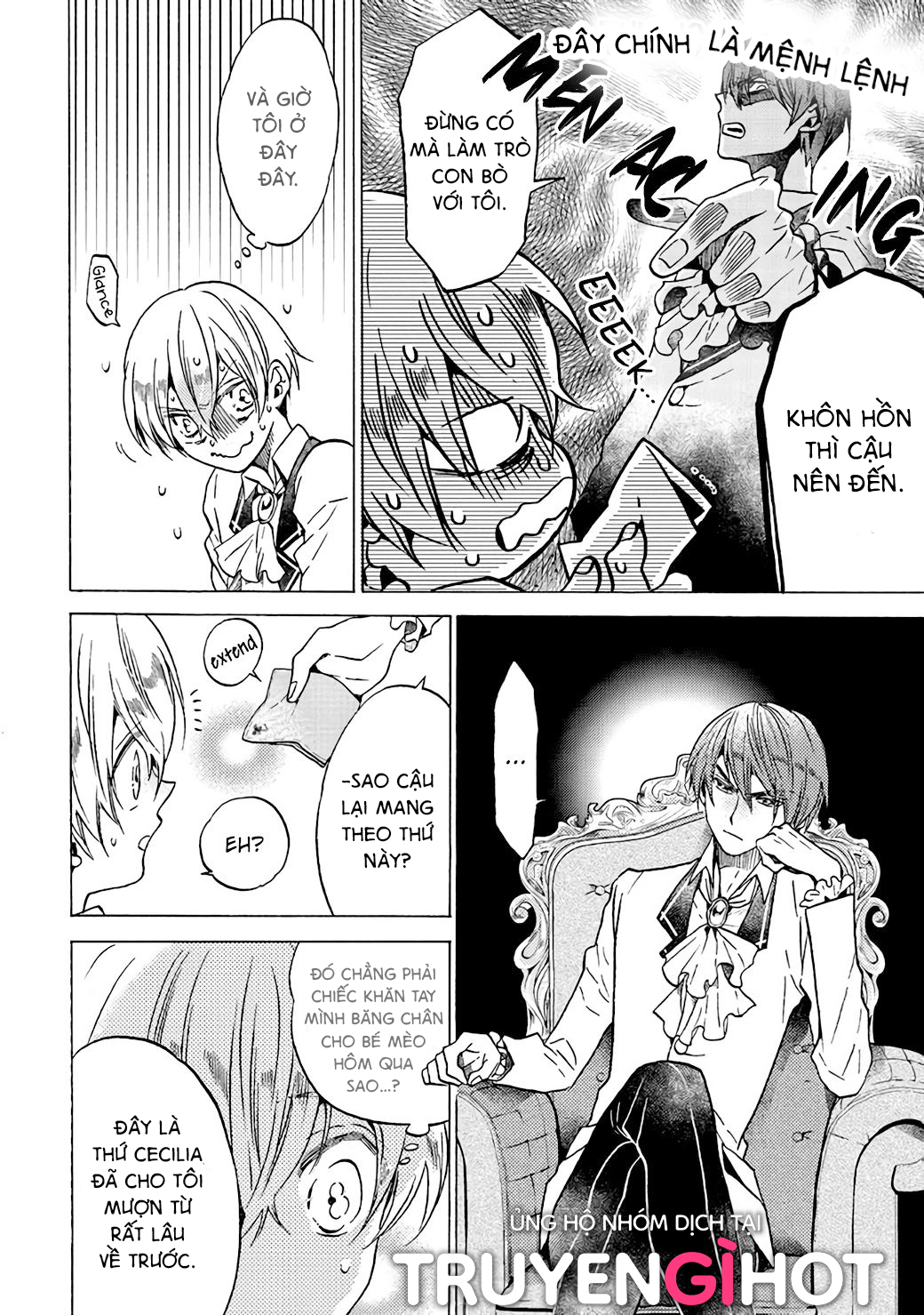 kẻ phản diện, cecilia silvie, không muốn chết, thế nên cô đã cải nam trang chapter 3.1 4