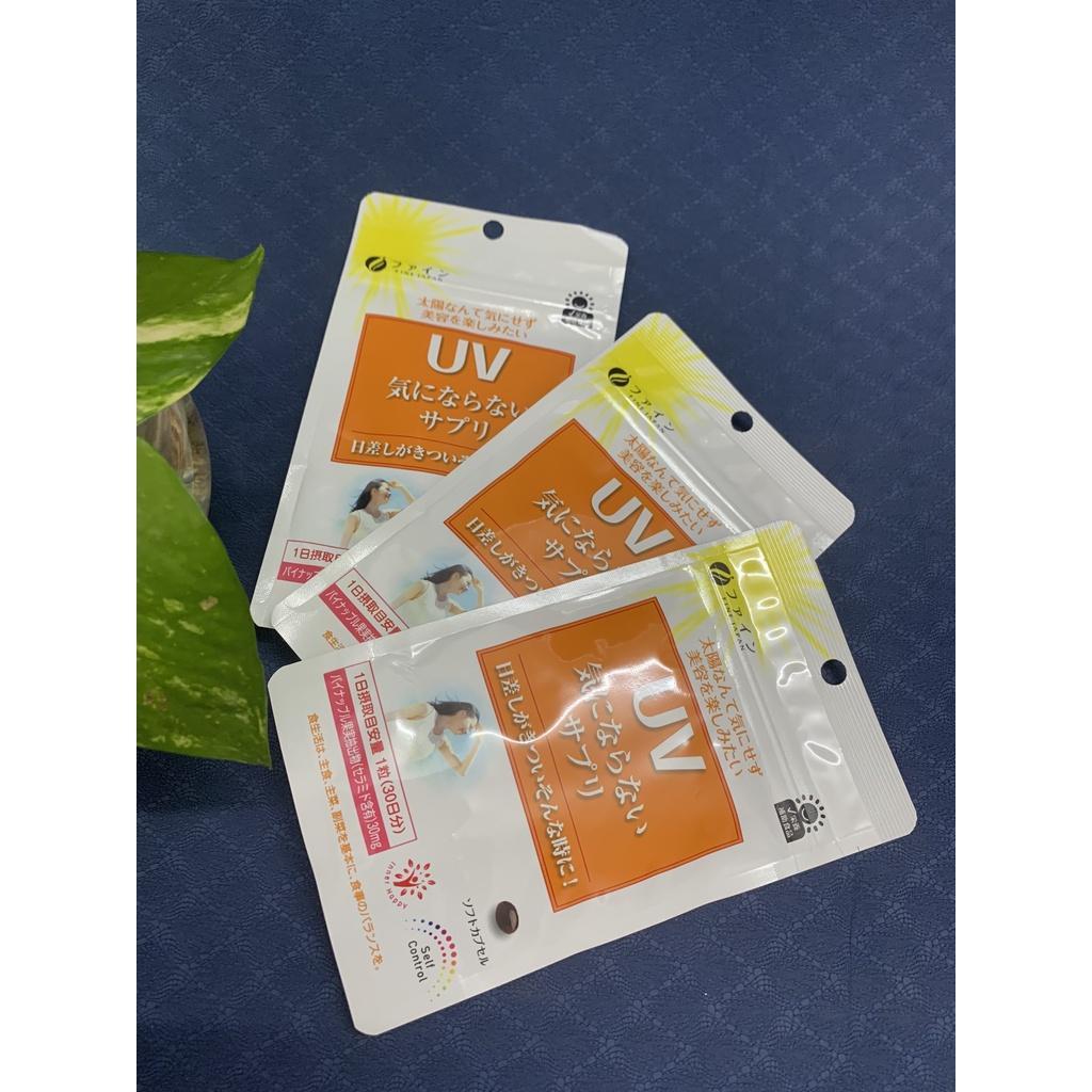 Viên uống chống nắng UV Care Plus Fine Japan gói 30 viên.