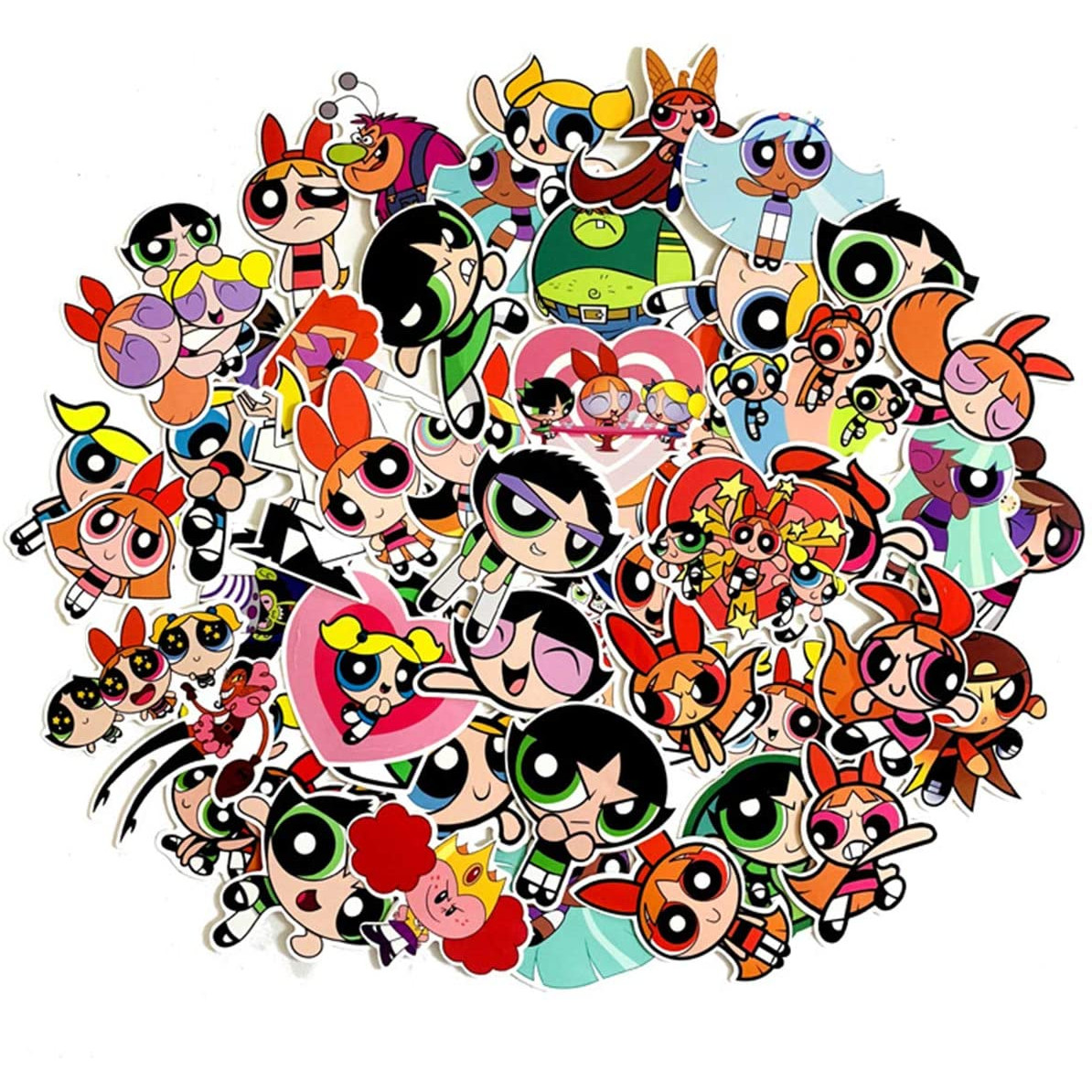 Set 60 Sticker The Powerpuff Girls