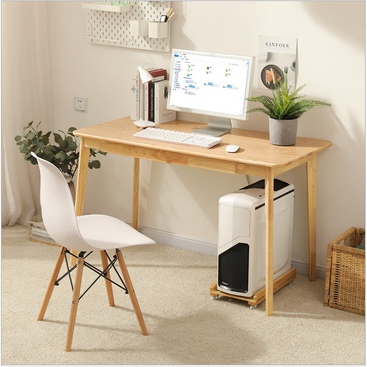 Bàn Làm Việc Gỗ Tự Nhiên Màu Gỗ Cách Điệu Nabu MS01
