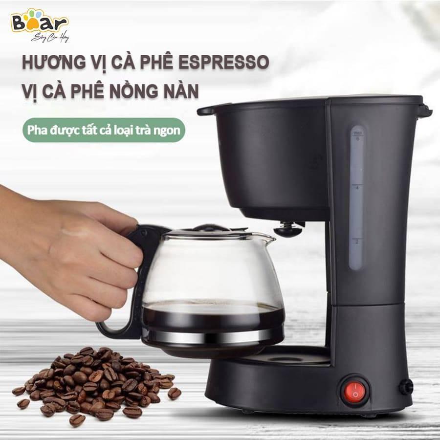 Máy pha cà phê Bear KFJ-403. Máy pha café chính hãng BEAR cao cấp HAGU - Hàng chính hãng