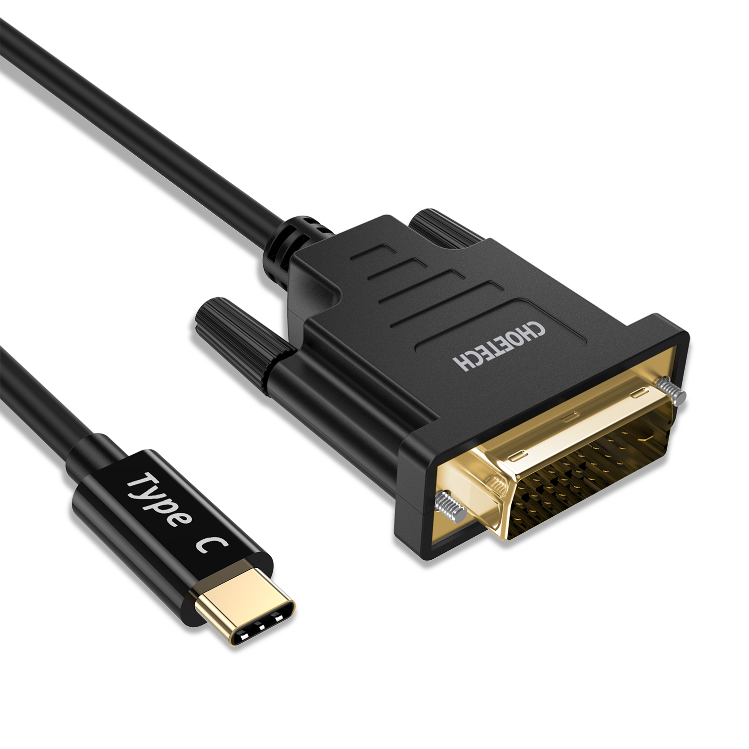 Cáp Chuyển cổng USB-C sang DVI (CHOETECHXCD-0018BK) - Hàng Chính Hãng