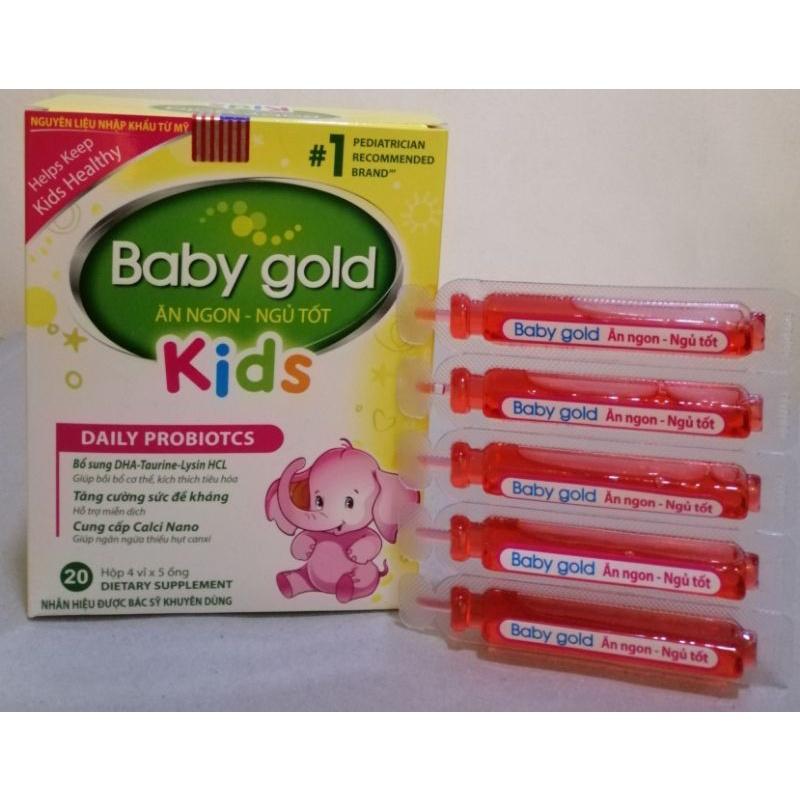 Baby Gold Kids tiêu hoá khoẻ trẻ ăn ngon - giúp bé ăn ngon ngủ tốt - bé thông minh