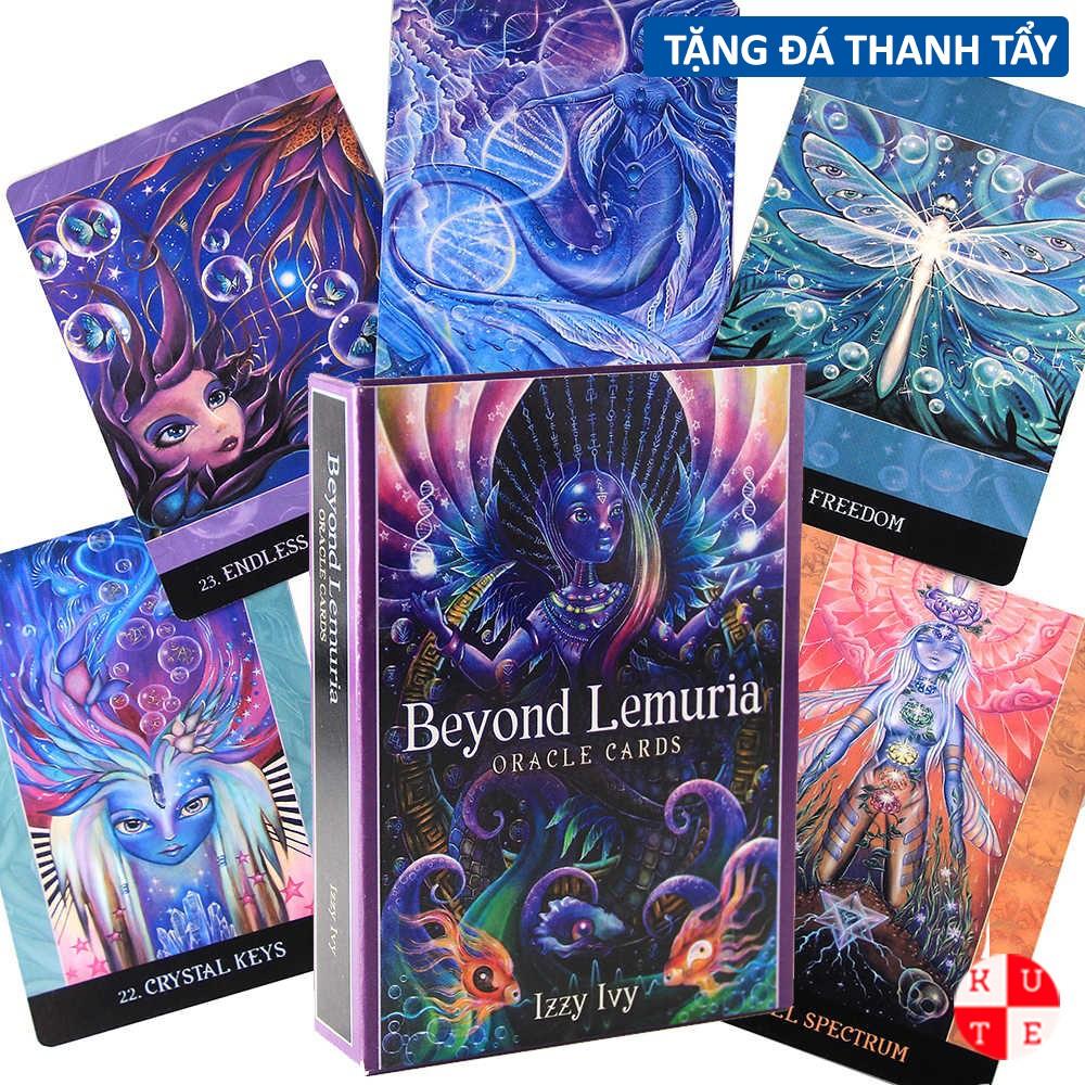 Bài Oracle Beyond Lemuria 52 Lá Bài Tặng Đá Thanh Tẩy