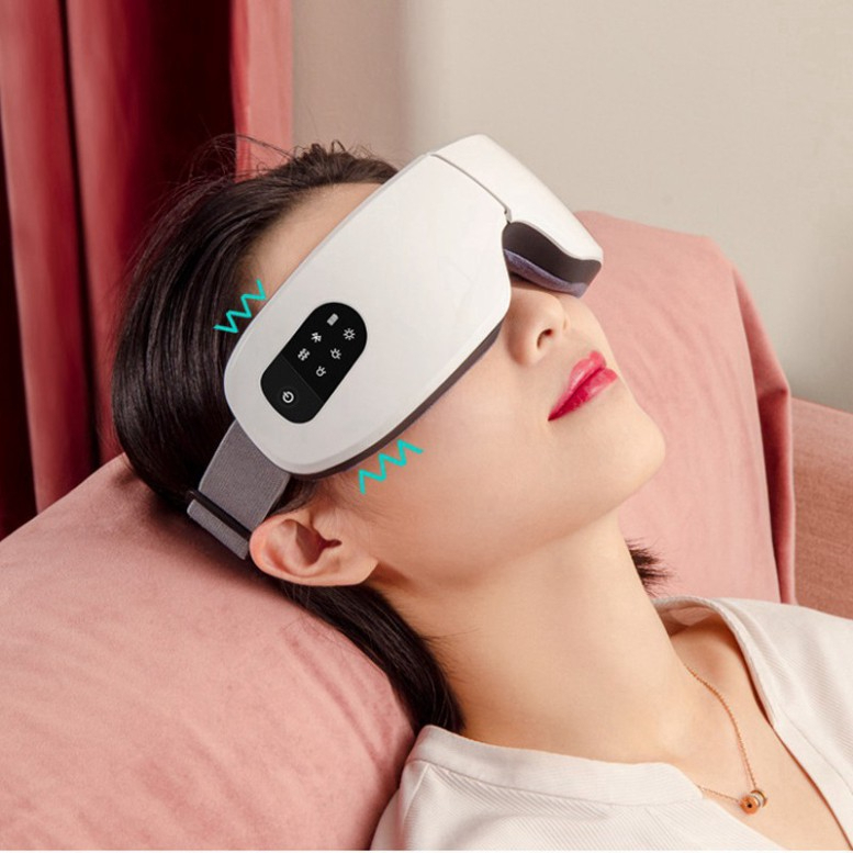 Máy Massage Mắt TANNI EYE V3 Cao Cấp, Máy Mát Xa Mắt Thư Giãn Giảm Thâm Mắt 5 Chế Độ Mát Xa Mặt