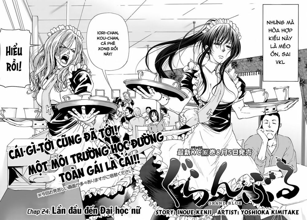 cô gái thích lặn - grand blue chapter 24 2