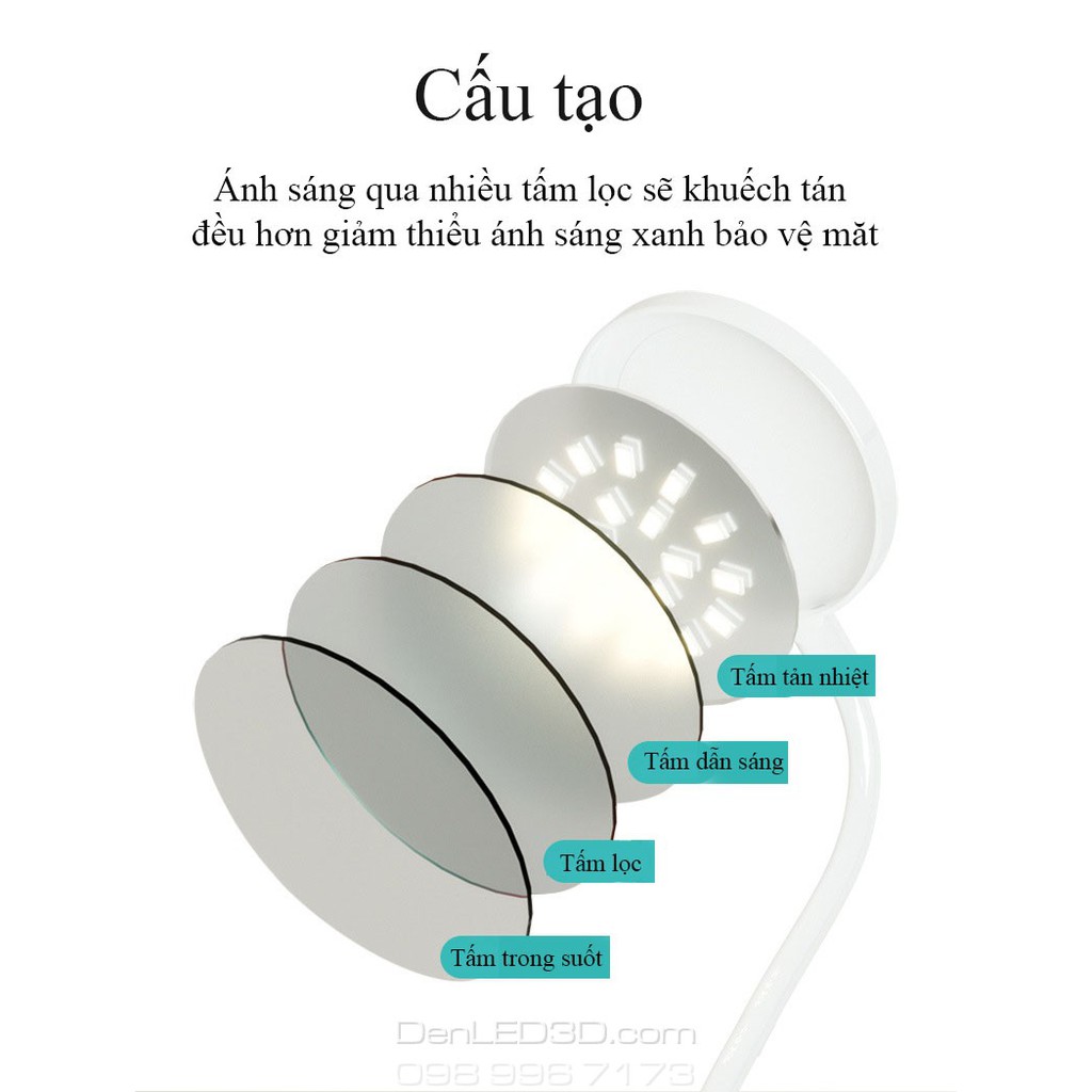 Đèn Bàn Kẹp Bàn