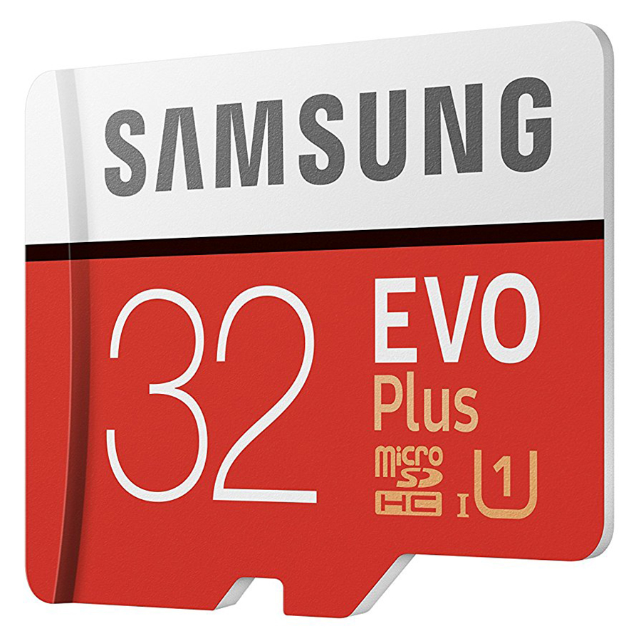 Thẻ Nhớ Micro SD Samsung Evo Plus U1 32GB Class 10 - 95MB/s (Kèm Adapter) - Hàng Chính Hãng