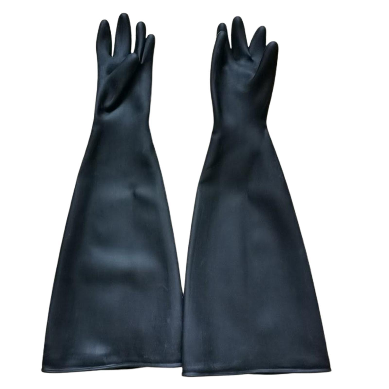 Latex Chemical Gloves Resistant Industrial Work Protective Long Gloves