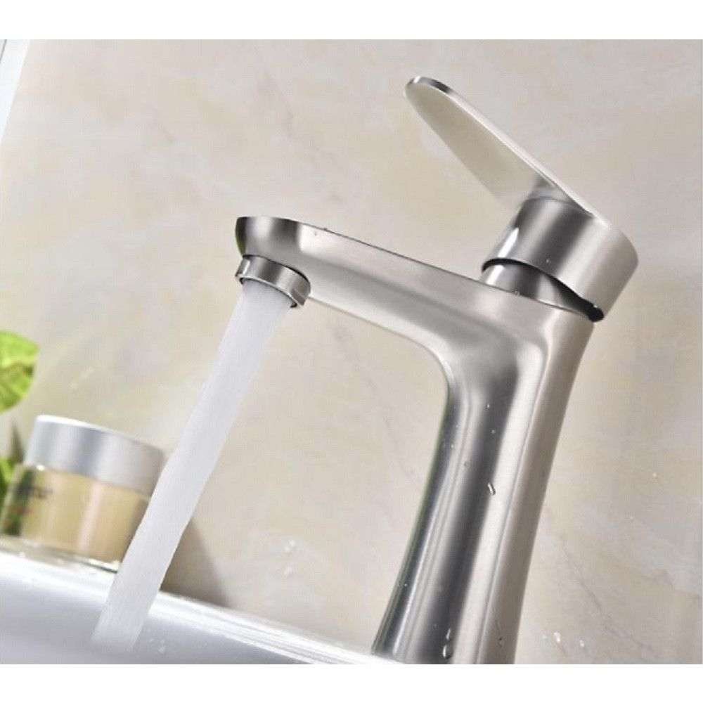 VÒI LAVABO NÓNG LẠNH INOX SUS304