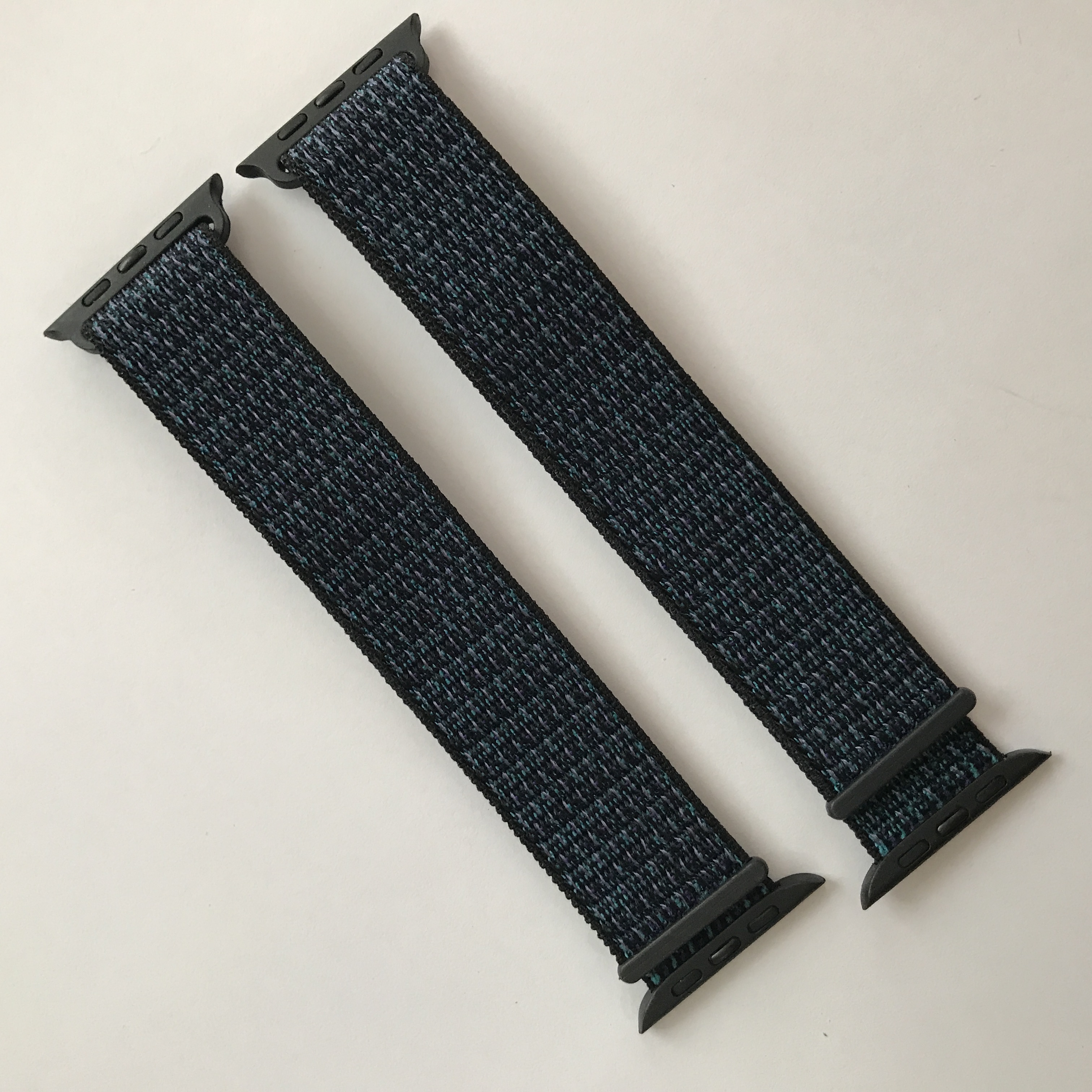 Dây đeo Sport loop cho Apple Watch màu xanh đen series 1.2.3.4