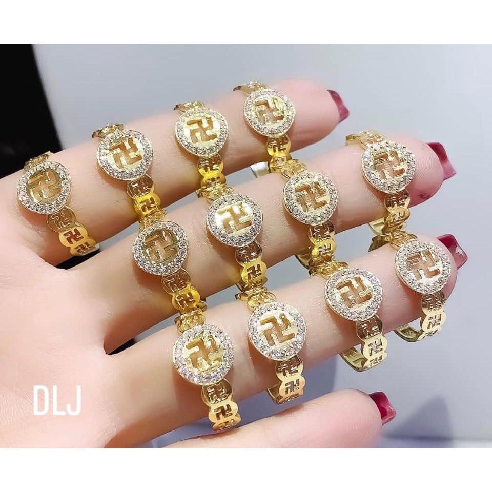 NHẪN KIM TIỀN CHỮ VẠN MỚI NHẤT