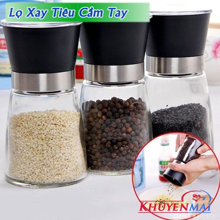 Bình Lọ Xay Tiêu Cầm Tay Tiện Dụng-17.7