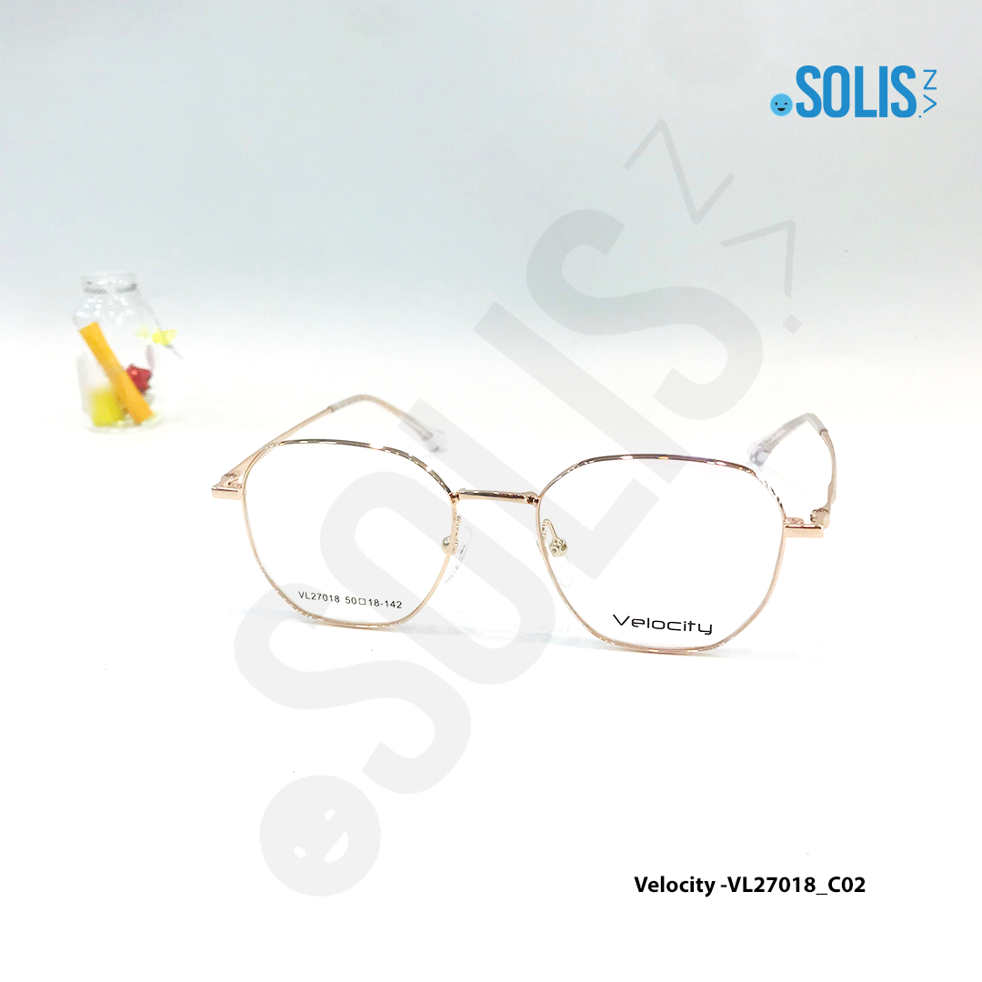 Gọng kính KL hiệu Velocity VL27018 - KÍNH KIM LOẠI HIỆU VELOCITY VL27018 KÍCH THƯỚC 50-18-142
