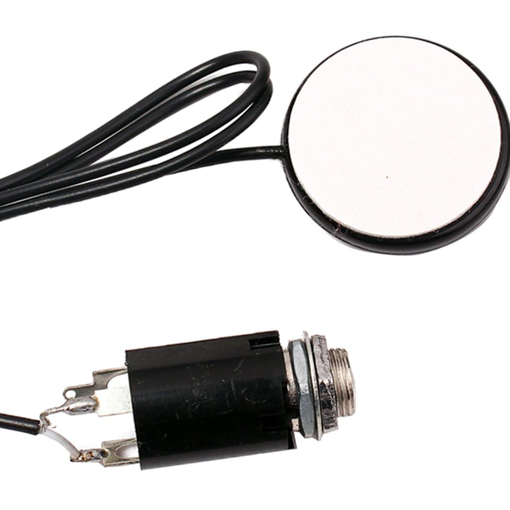 Universal 6.35mm Transducer Guitar Pickup Adhesive