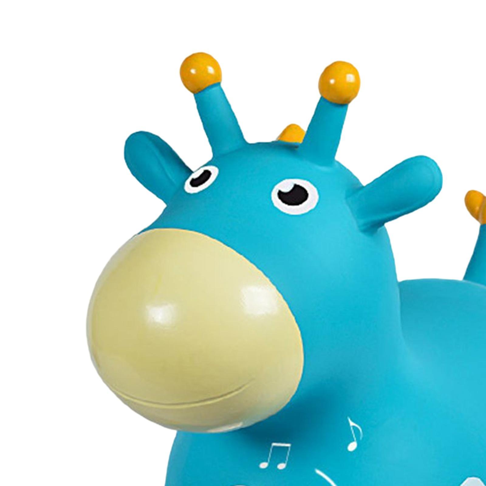 Inflatable Bouncy Animal Toddlers Toy with Music Indoor Outdoor Used