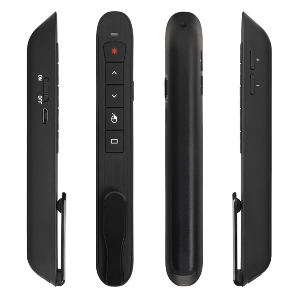 Chuột không dây 2.4GHz Flip Pen con trỏ Laser 6 Gxes/con quay hồi chuyển trình chiếu PPT