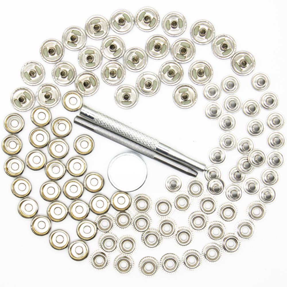 Bộ Nút bấm bằng kim loại 25 chiếc 15mm