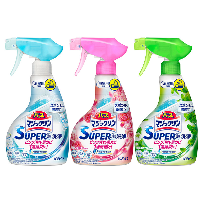 Tẩy cặn canxi Kao Super Nhật Bản 350ml Sạch ố nước kính, bồn rửa sứ, vòi inox, gạch men phòng tắm