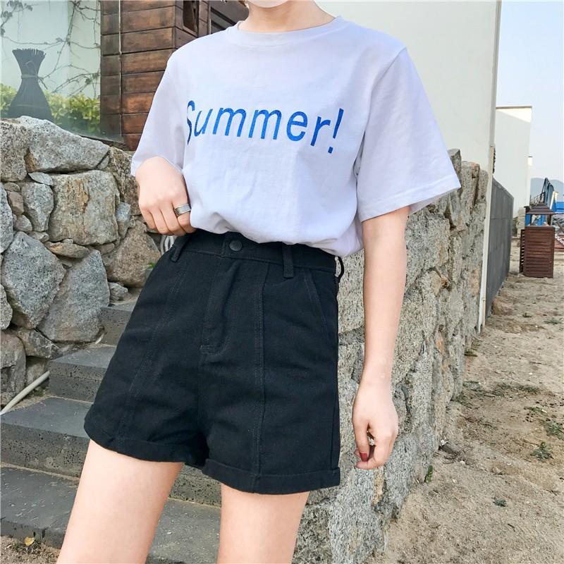 Quần Short Cạp Cao Ulzzang - Hàng có sẵn_C1