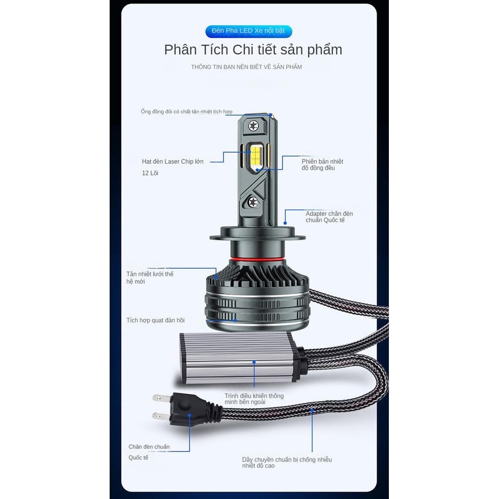 Bóng đèn Cos / pha LED 2 Chiếc cho Kia Morning chân H4 Chùm thấp cao - Trắng 6000K - H4 90 W trắng, H4 90 W trắng