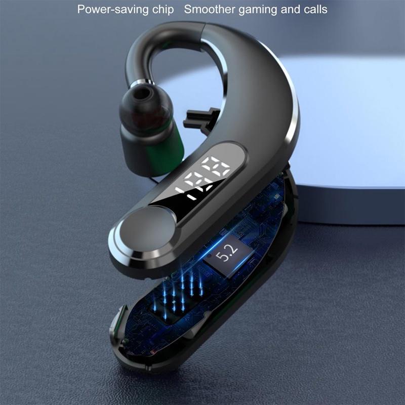 Tai Nghe Bluetooth Móc Tai Giảm Tiếng Ồn Tiện Dụng Khi Lái Xe