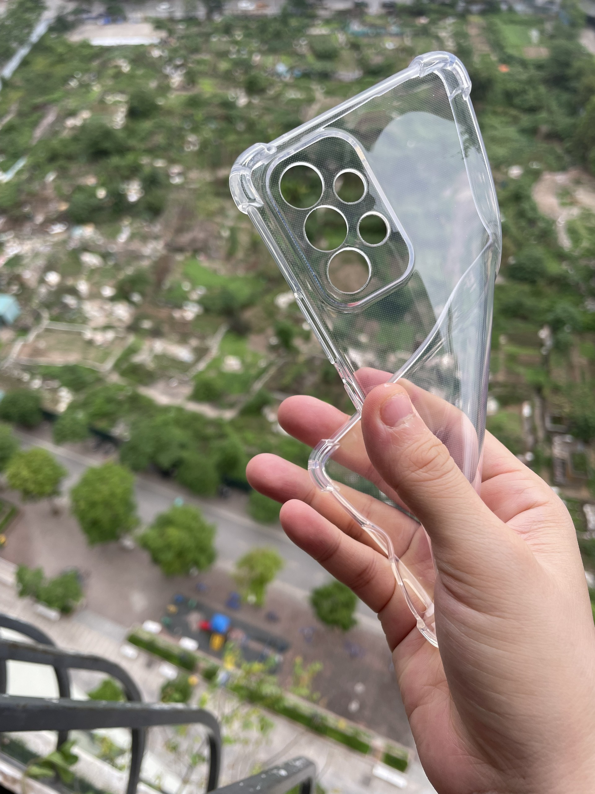 Ốp lưng cho Samsung Galaxy A73 5G - chống sốc 4 góc trong suốt ,bảo vệ Camera