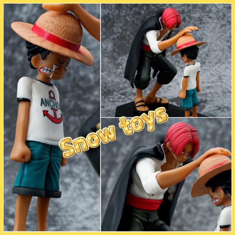 Mô hình One Piece - Figure Luffy và Shank lúc chia tay cao 18cm